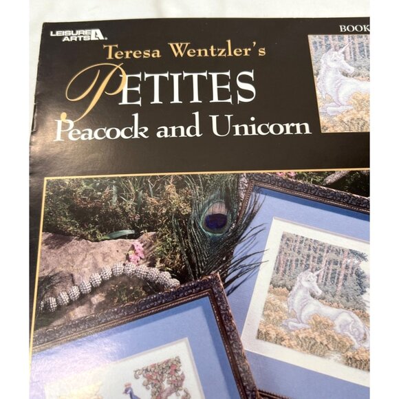 Teresa Wentzlers Petites Peacock & Unicorn Cross-Stitch Book - Picture 3 of 3